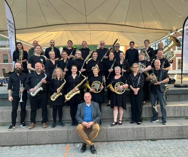 Fra sommerkonserten på torgscenen på Bragernes 13. juni 2022.